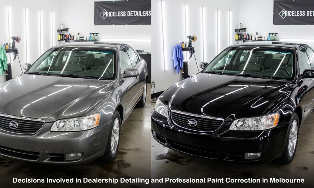 Decisions Involved in Dealership Detailing and Professional Paint Correction in Melbourne