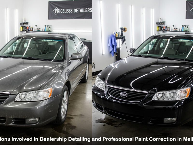 Decisions Involved in Dealership Detailing and Professional Paint Correction in Melbourne