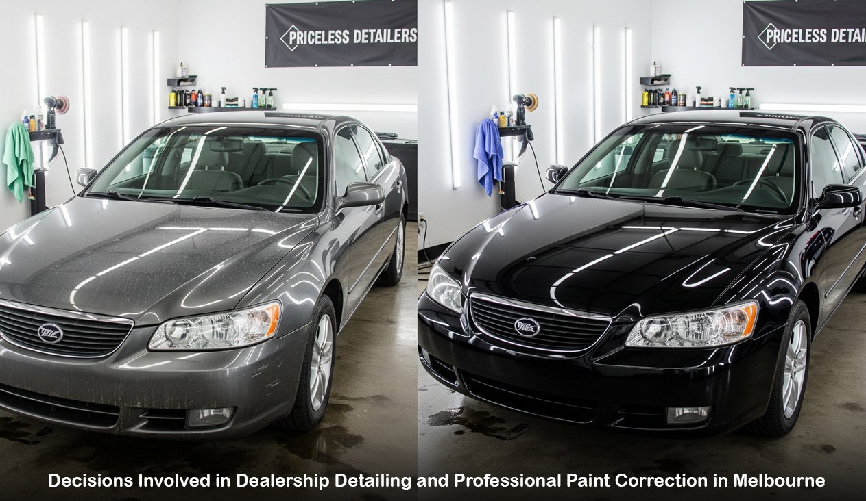 Decisions Involved in Dealership Detailing and Professional Paint Correction in Melbourne